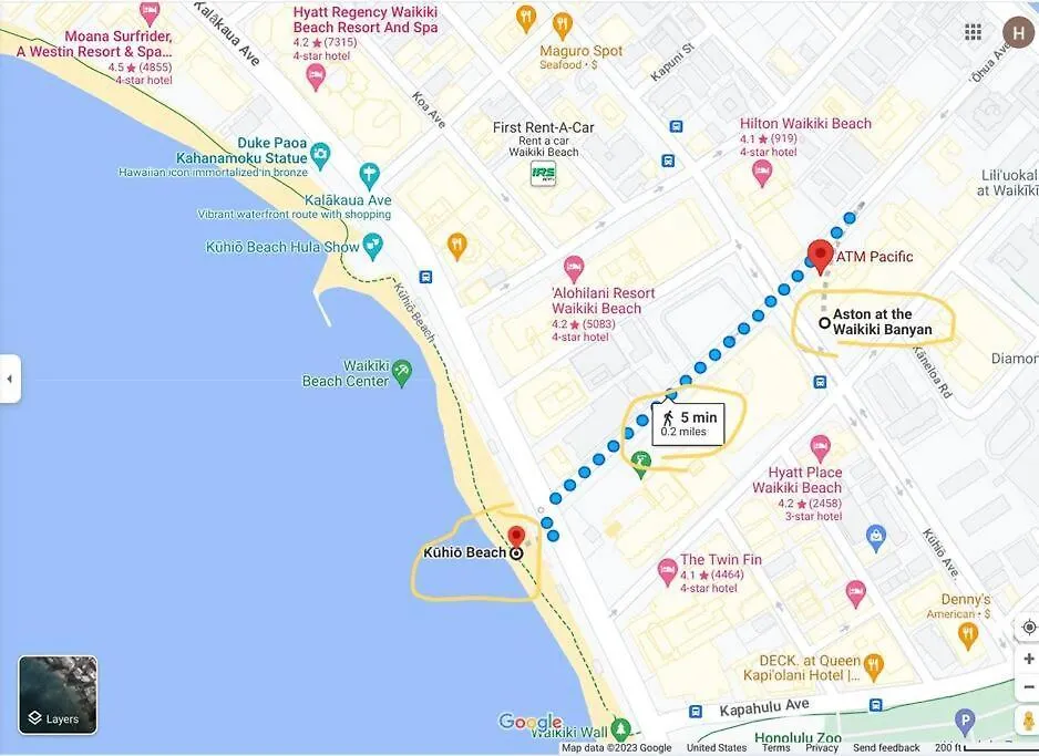 Apartment Huge Patio Washerdryer 1 Bedroom Banyan Free Parking 5 Min To Beach Honolulu