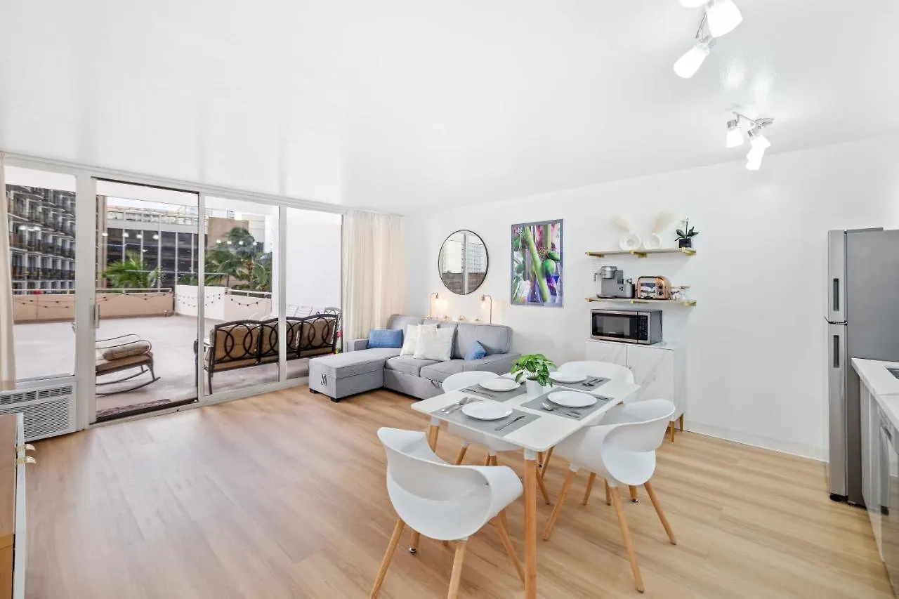 Apartamento Huge Patio Washerdryer 1 Bedroom Banyan Free Parking 5 Min To Beach Honolulu